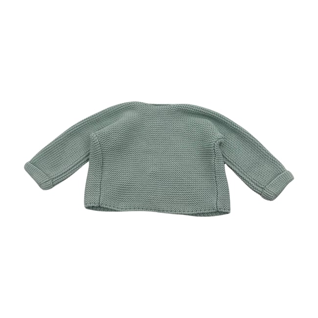 Cardigan bébé - Très bon état vert <span itemprop=