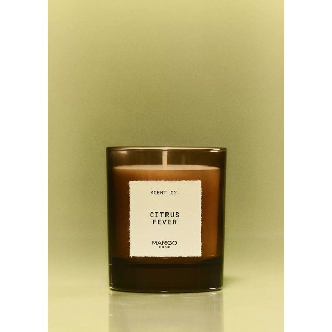 Bougie parfumée CITRUS FEVER 200 g Couleur marron <span itemprop=