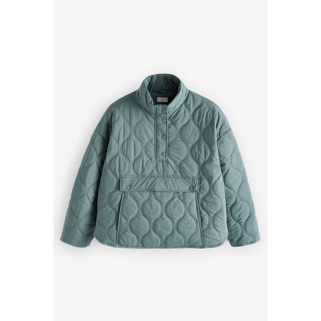 Veste à enfiler matelassée bleu <span itemprop=