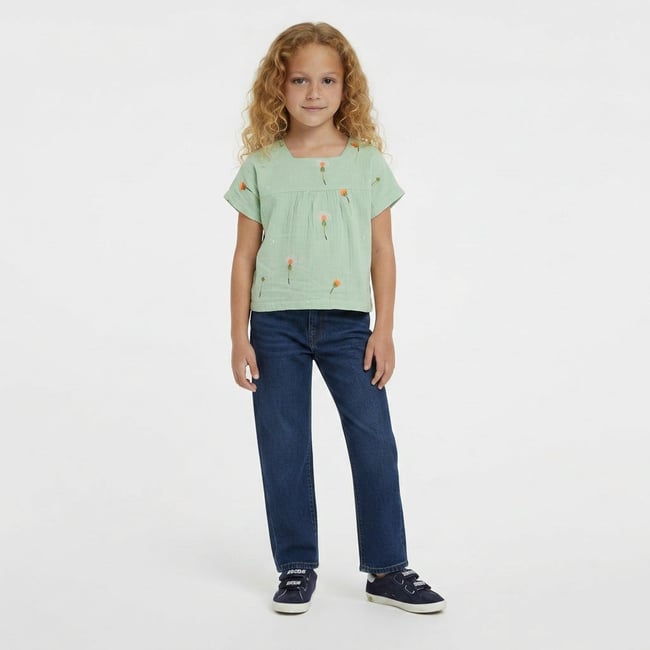 T-shirt  - Très bon état vert <span itemprop=