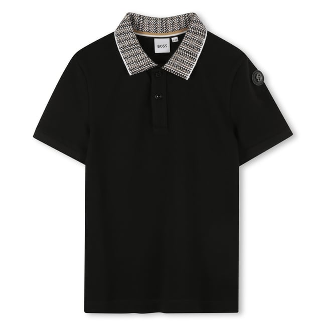 Polo à manches courtes black <span itemprop=
