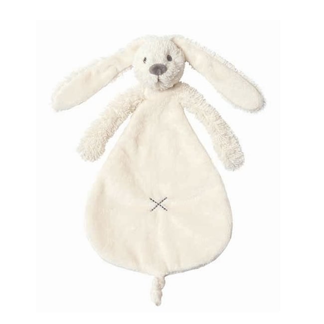 Doudou Lapin Richie 25 cm beige crème <span itemprop=