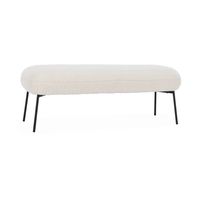 Banc, bout de lit revêtement bouclette SHERPA - SWEEEK