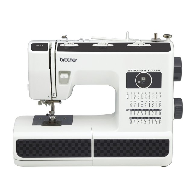 Machine à coudre mécanique HF37 blanc/noir <span itemprop=