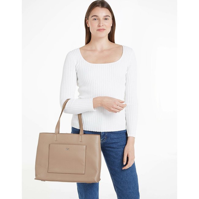 Shopper Medium Tote beige <span itemprop=