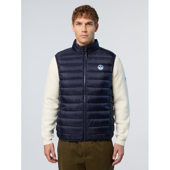 Doudoune sans manches SKYE bleu marine <span itemprop=