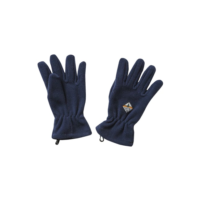 Gants en maille polaire pétrole <span itemprop=