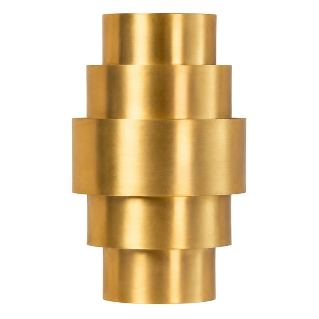 Applique murale laiton arrondie -  LOJI Couleur doré <span itemprop=