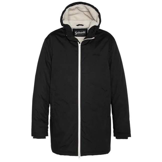Parka longue kaki <span itemprop=
