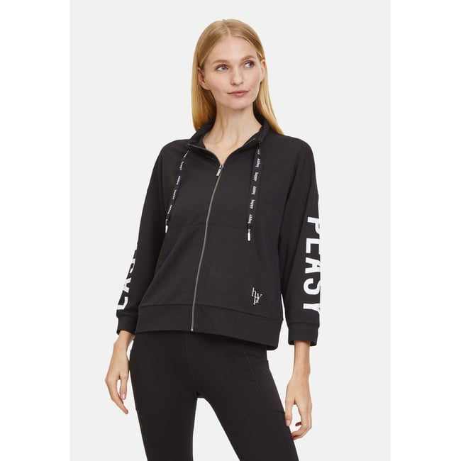 Pull Noir Betty Barclay Style Crochet - Laine Et Acrylique - Coupe Détendue - Occasion Très Bon état