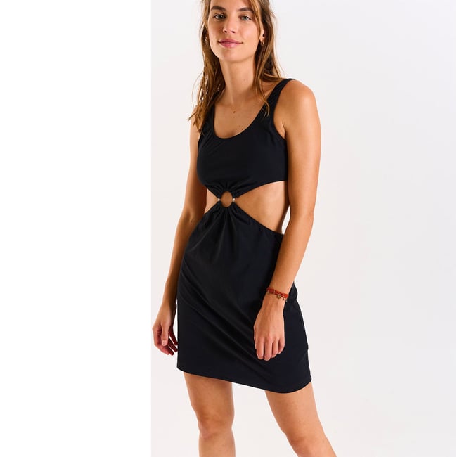 Robe beachwear Dalva - BLACK noir <span itemprop=