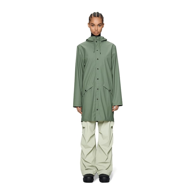 Giacca impermeabile con cerniera e cappuccio unisex - RAINS