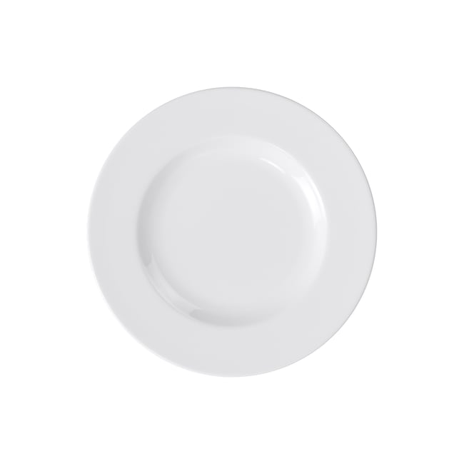 Assiette Plate ROYAL Couleur blanc <span itemprop=