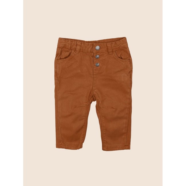 Pantalon - Etat satisfaisant marron <span itemprop=