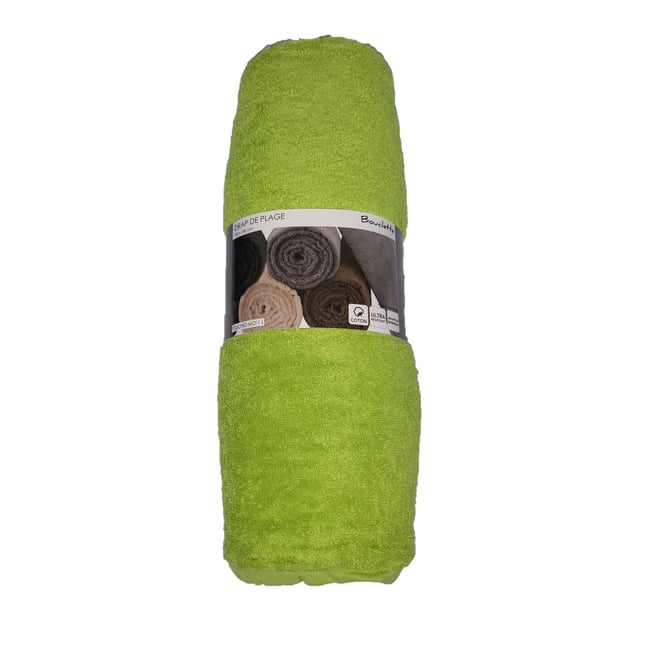 Serviette drap de plage bouclette uni maxi - EDEN