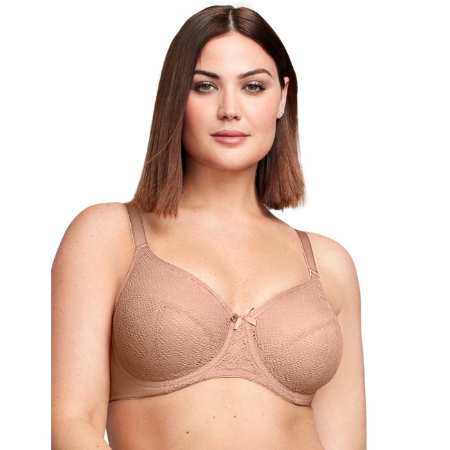 Soutien-gorge WonderWire Dentelle Grand Confort 9855 cappuccino <span itemprop=