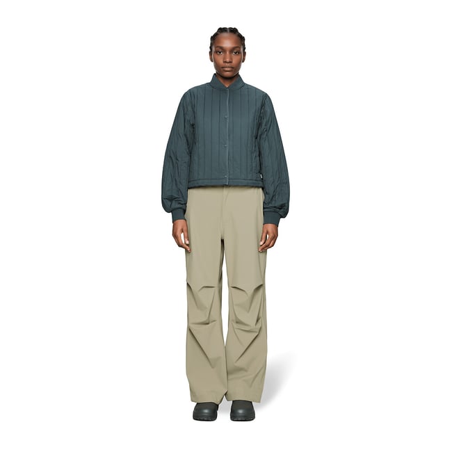 Bomber matelassé, BANJA LINER vert canard <span itemprop=