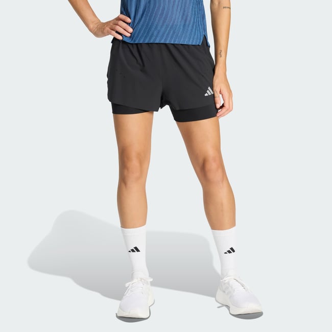 Short 2 En 1 4 Poches Climacool+ Adi365 black <span itemprop=