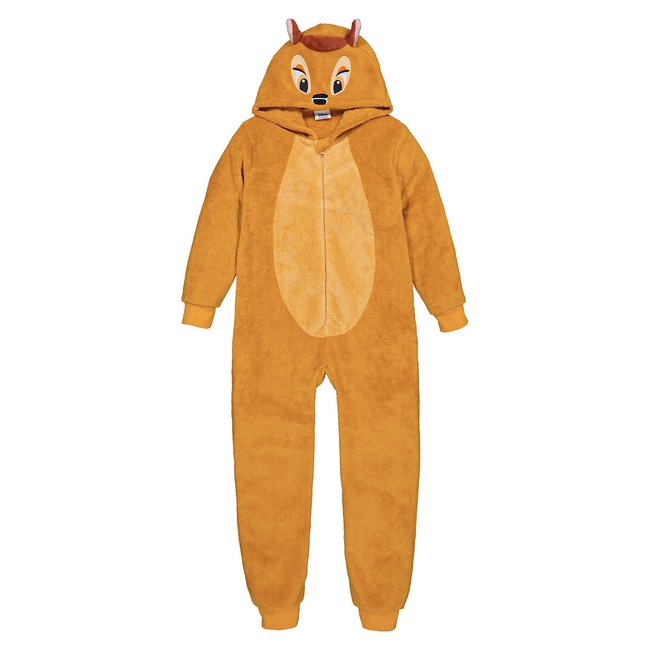 Fleece-Onesie Bambi beige <span itemprop=