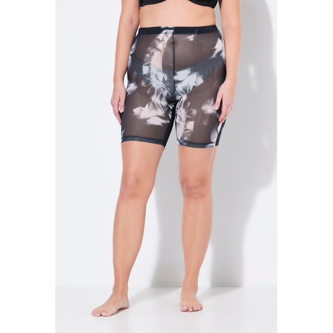Cuissardes En Résille bleu nuit <span itemprop=