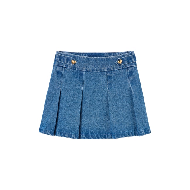 Jupe denim denim brut <span itemprop=