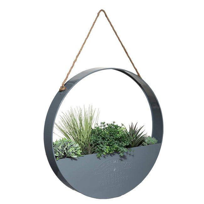 Suspension de 4 plantes artificielles HOUSE Couleur vert <span itemprop=