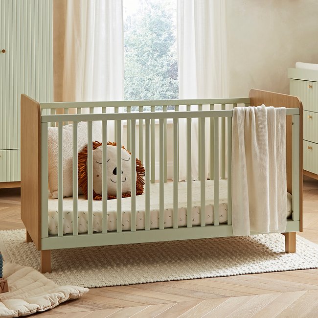 Remi Cot Bed, sage green, CUDDLECO