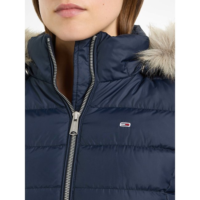 Short hooded padded jacket with zip fastening Tommy Jeans La Redoute