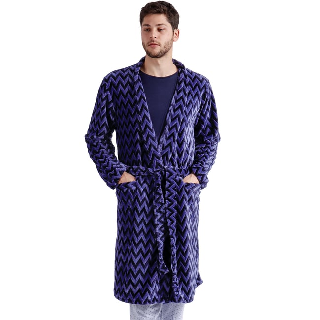 Robe de chambre Arrows bleu <span itemprop=