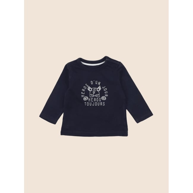 Tee-shirt - Très bon état bleu <span itemprop=
