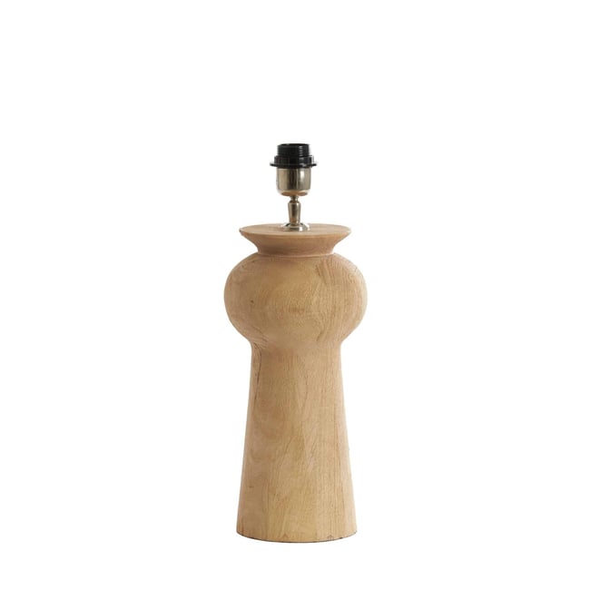 Base De La Lampe Bois BAGLIO Couleur naturel <span itemprop=