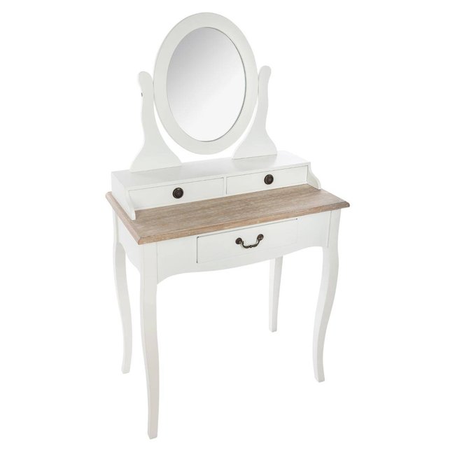 Coiffeuse CHRYSA Couleur blanc <span itemprop=