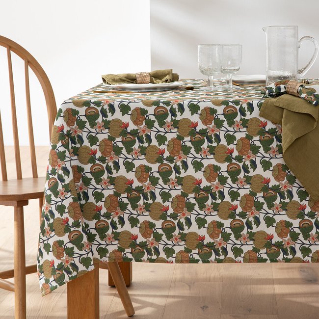 Nappe imprimée anti tache, Melonette  imprimé <span itemprop=