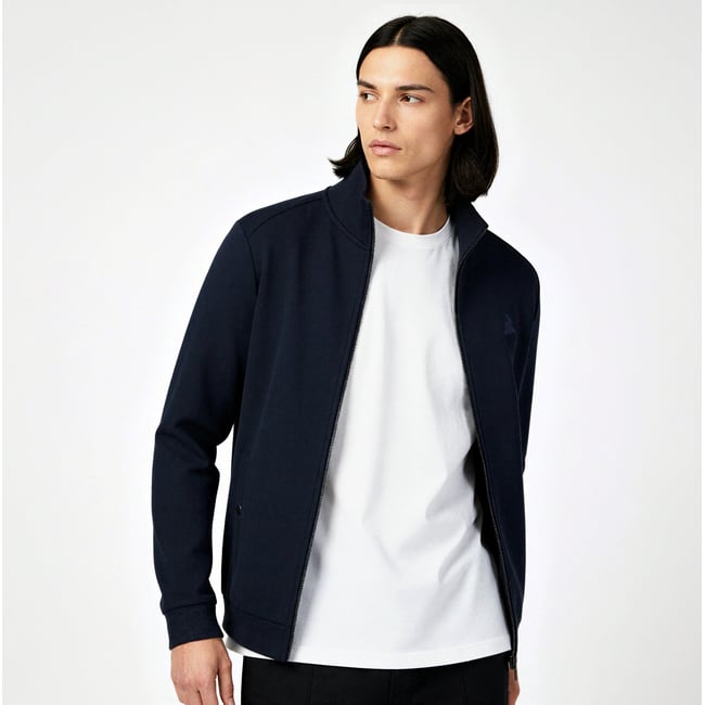 Veste zippée Essentiel en double face Essentiels ton/ton - LE COQ SPORTIF