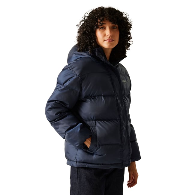 Veste motif/style fleurs ORLA KIELY bleu marine <span itemprop=