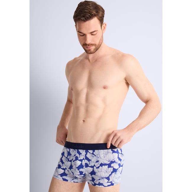 Boxer classique bleu <span itemprop=