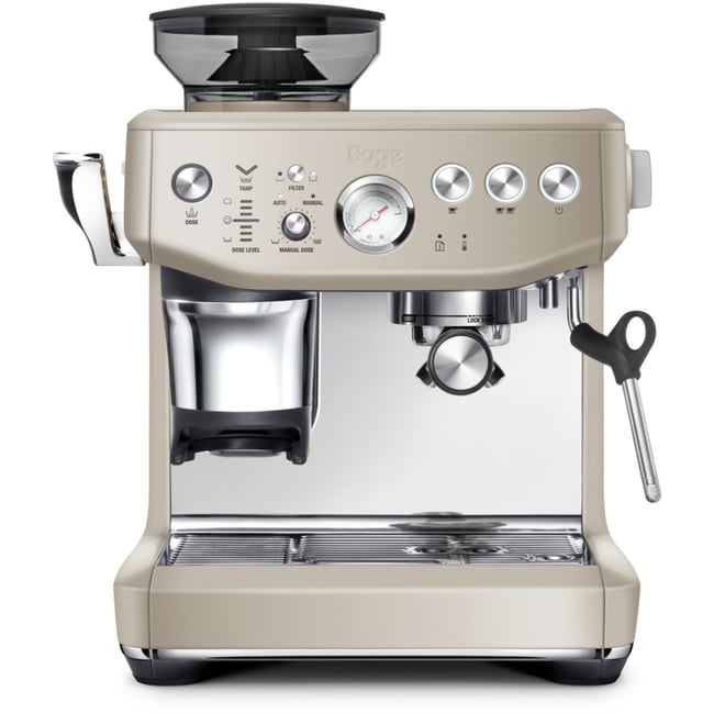 Machine à expresso The Barista Express Impress Amande crème / ivoire <span itemprop=