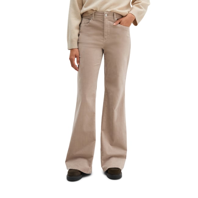 Pantalon en velours à coupe évasée en coton bio extensible - MARC O'POLO