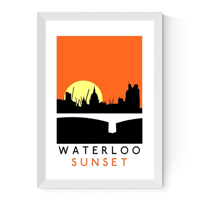 Waterloo Sunset by Indie Prints Print - EAST END PRINTS