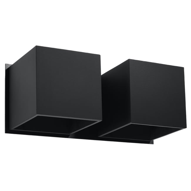 Applique Aluminium Noir G9 2 Quad Couleur noir <span itemprop=