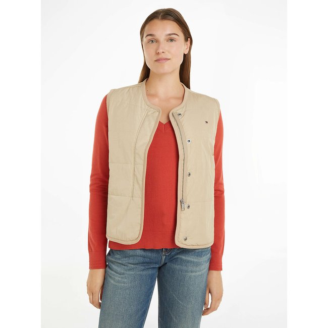 Giacca leggera senza maniche beige TOMMY HILFIGER