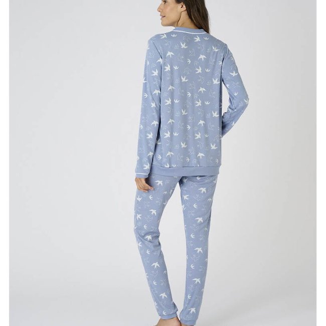 Thermolactyl bird print pyjamas Damart La Redoute