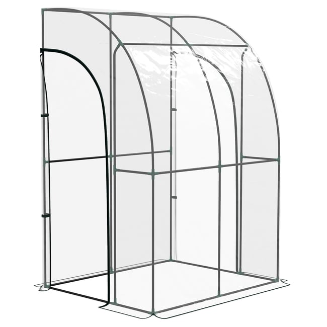 Serre PVC Transparent - OUTSUNNY