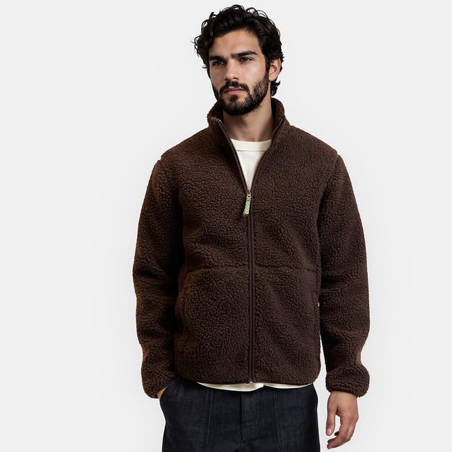 Chaqueta corta de borreguito con cuello alto, de entretiempo - LA REDOUTE COLLECTIONS