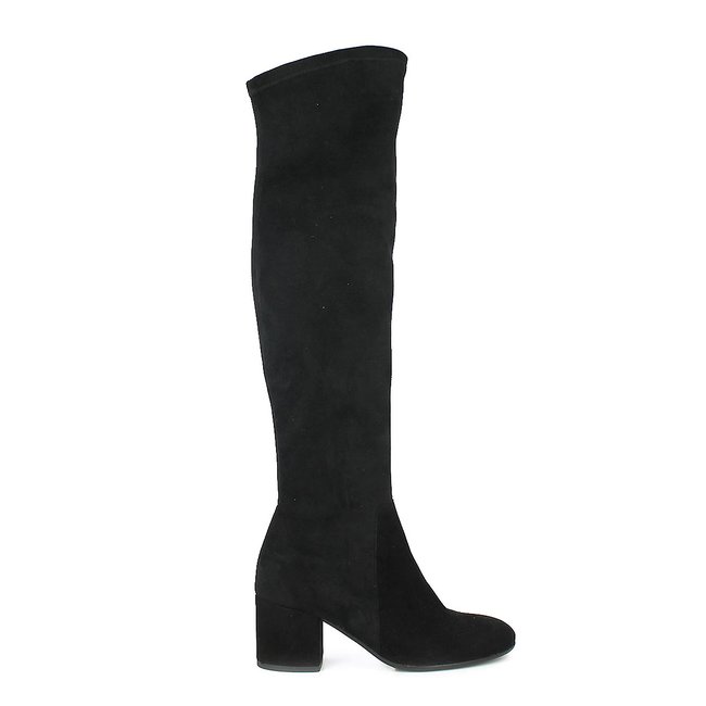 Stretch suede over the knee boots online