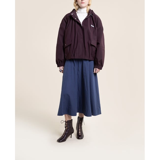 Veste imperméable à capuche amovible, GARANCE - FLOTTE