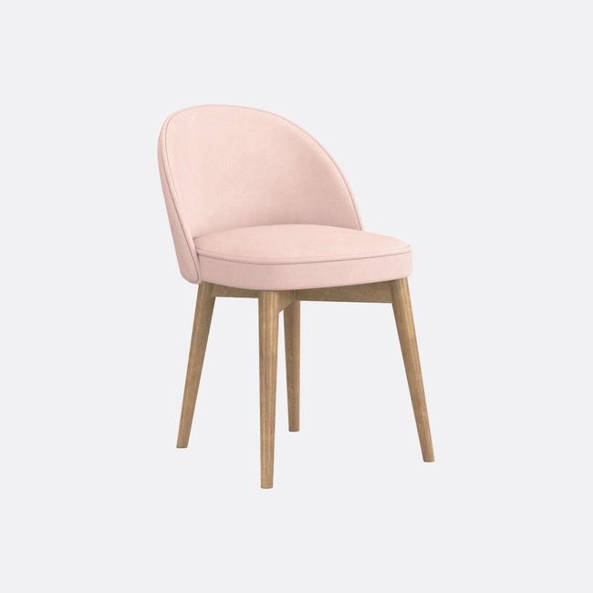 Интерьерный стул с обивкой из велюра - SO'HOME