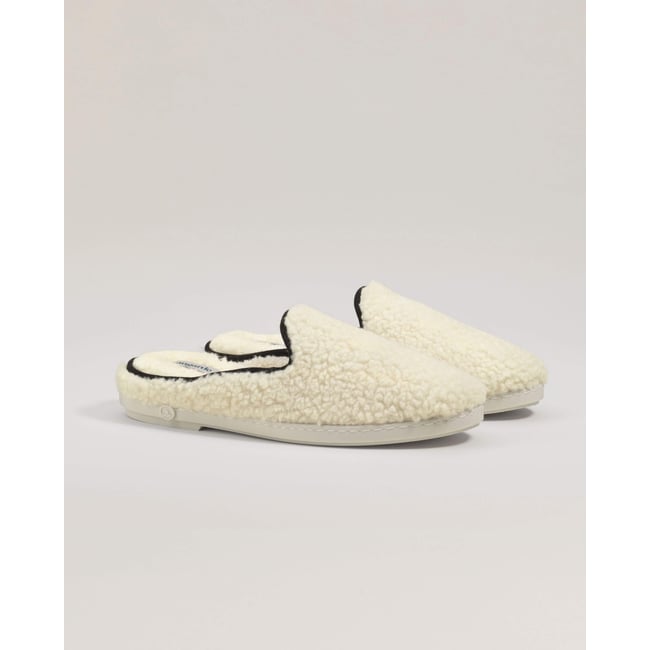 Mules en bouclette de laine - ANGARDE
