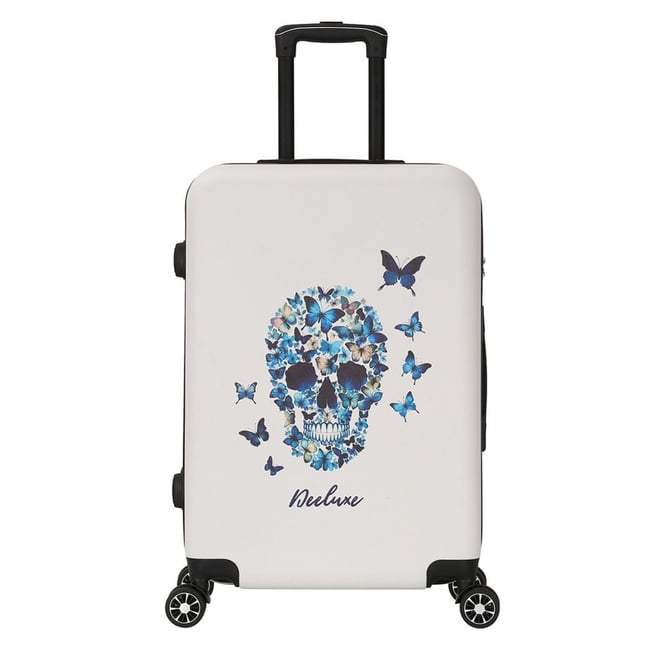 Valise Grande taille 4 roues 75cm ABS - BLUE SERENITY - DEELUXE - DEELUXE