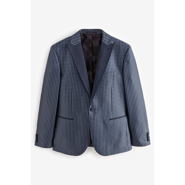 Blazer slim à motif jacquard - NEXT